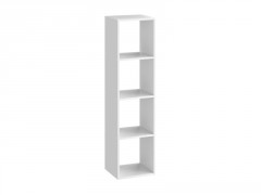 ETAGERE 4 CASES SPACEO KUB BLANC